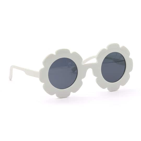 Summer Kid&#x27;s White Flower Sunglasses by Creatology&#x2122;